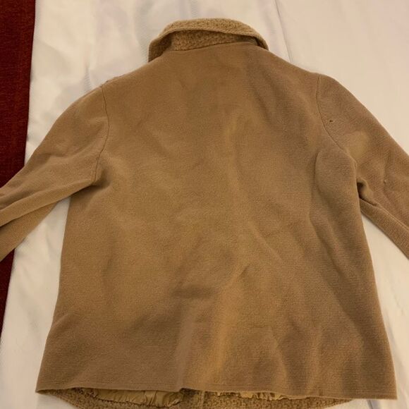 Vintage Gimbels Wool Cardigan sz S (flaws) - Picture 4 of 6